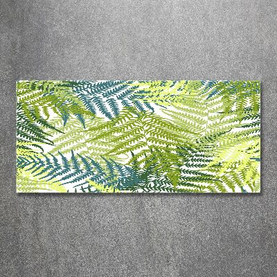 Quadro su vetro acrilico Motivo a felce