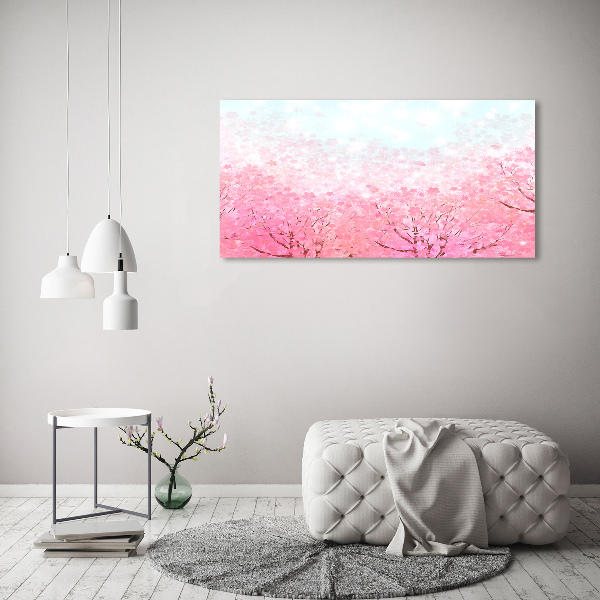 Quadro vetro acrilico Fiori di ciliegio