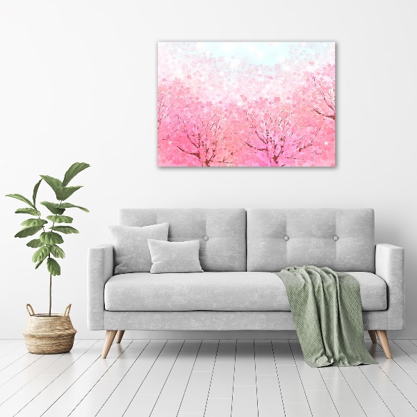 Quadro vetro acrilico Fiori di ciliegio