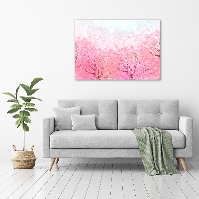 Quadro vetro acrilico Fiori di ciliegio