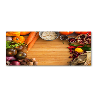 Quadro vetro acrilico Verdure autunnali