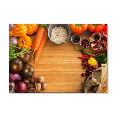 Quadro vetro acrilico Verdure autunnali