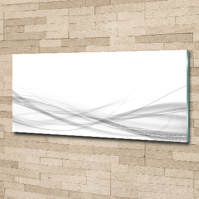 Quadro su vetro acrilico Onde astratte