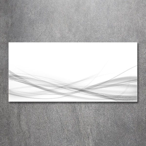 Quadro su vetro acrilico Onde astratte