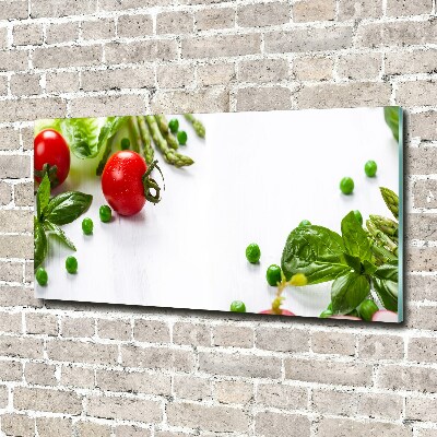 Quadro vetro acrilico Verdure fresche