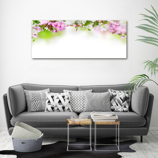 Quadro vetro acrilico Fiori primaverili