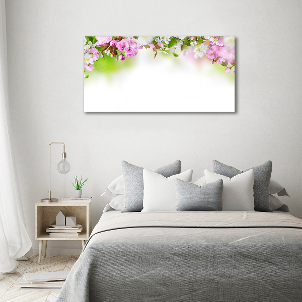 Quadro vetro acrilico Fiori primaverili