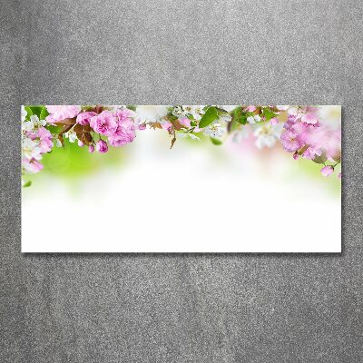 Quadro vetro acrilico Fiori primaverili