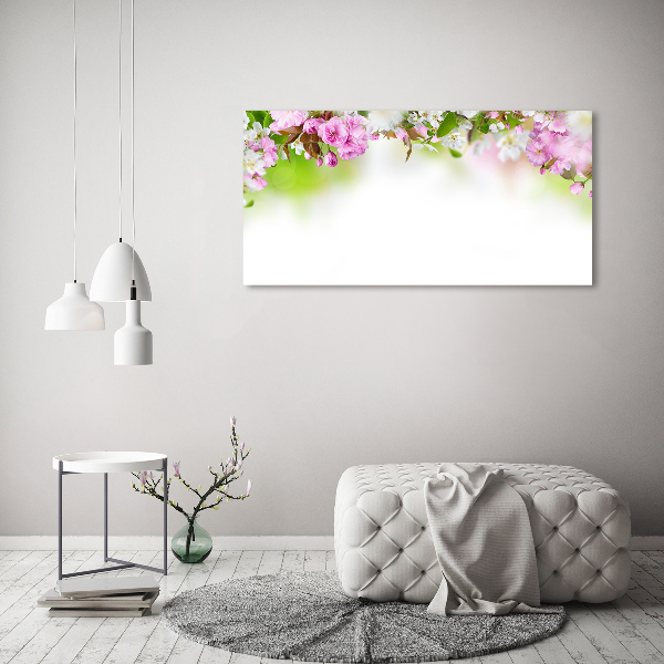 Quadro vetro acrilico Fiori primaverili