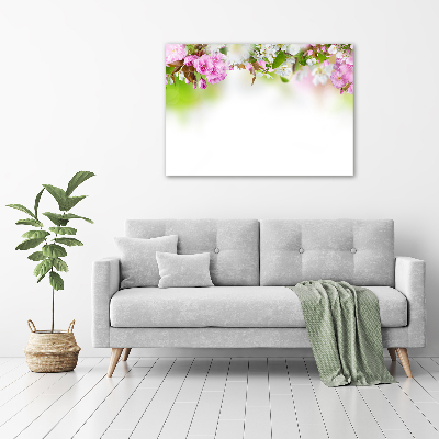Quadro vetro acrilico Fiori primaverili