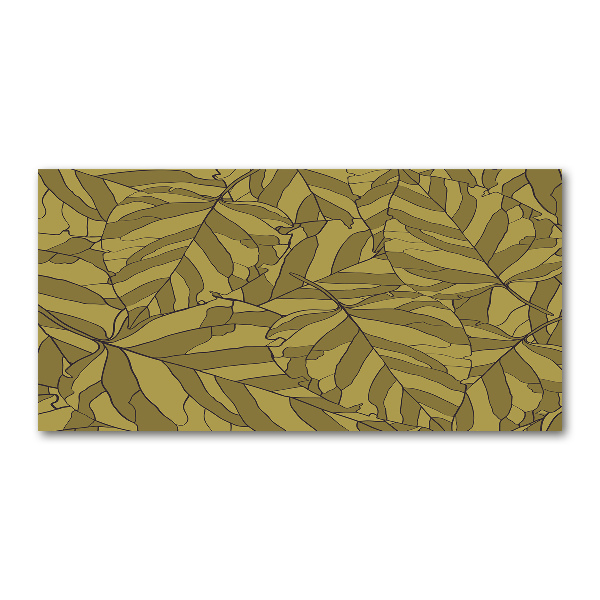 Quadro in vetro acrilico Foglie