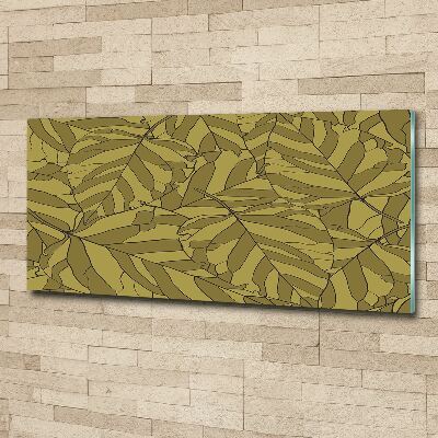 Quadro in vetro acrilico Foglie