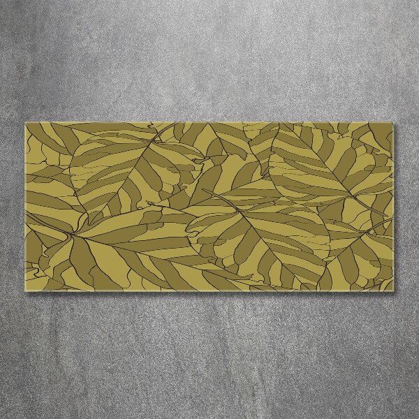 Quadro in vetro acrilico Foglie