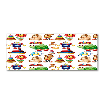 Quadro su vetro acrilico Giocattoli