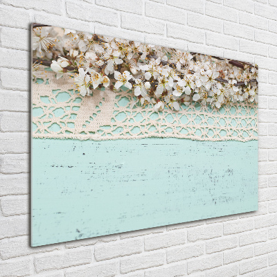Quadro su vetro acrilico Fiori di ciliegio