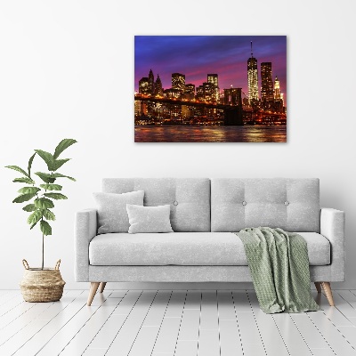 Quadro in vetro acrilico Manhattan Ovest
