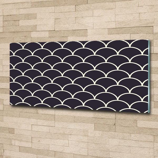 Quadro vetro acrilico Squame di pesce