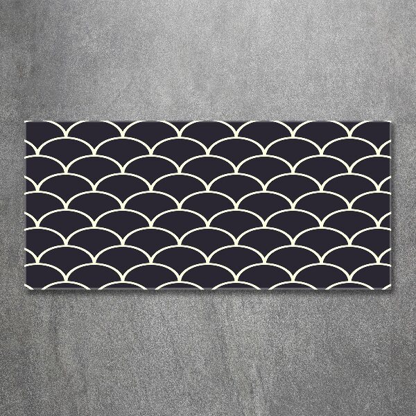 Quadro vetro acrilico Squame di pesce