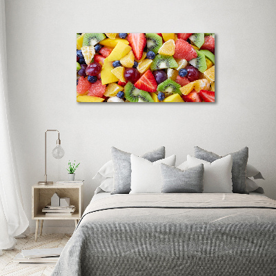 Quadro in vetro acrilico Frutta a fette