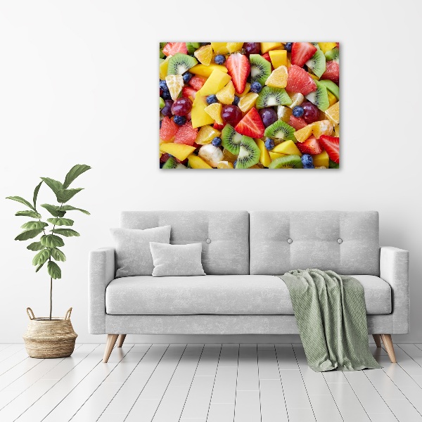 Quadro in vetro acrilico Frutta a fette