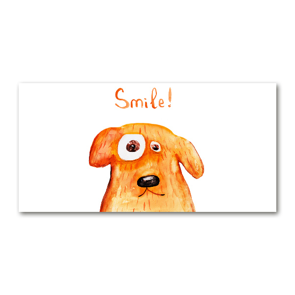 Quadro vetro acrilico Cane