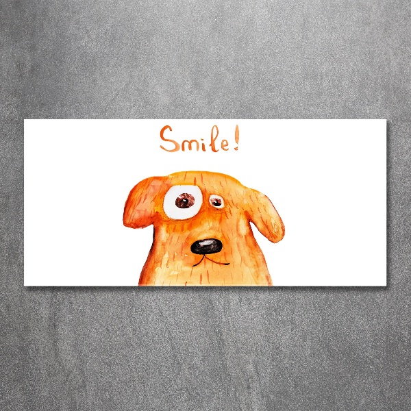Quadro vetro acrilico Cane
