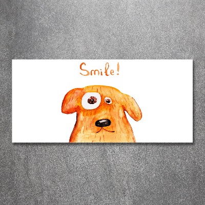 Quadro vetro acrilico Cane