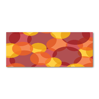 Quadro su vetro acrilico Cerchi colorati