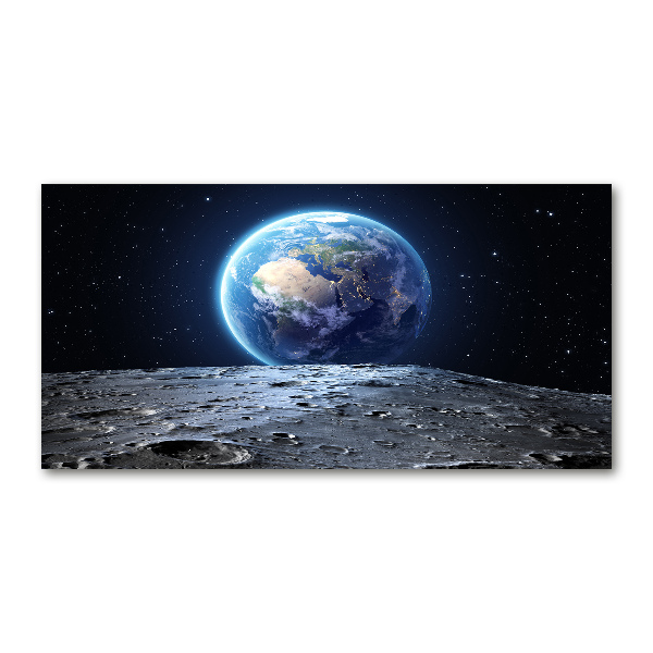 Quadro su vetro acrilico Pianeta Terra