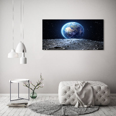 Quadro su vetro acrilico Pianeta Terra