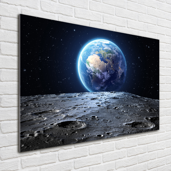 Quadro su vetro acrilico Pianeta Terra
