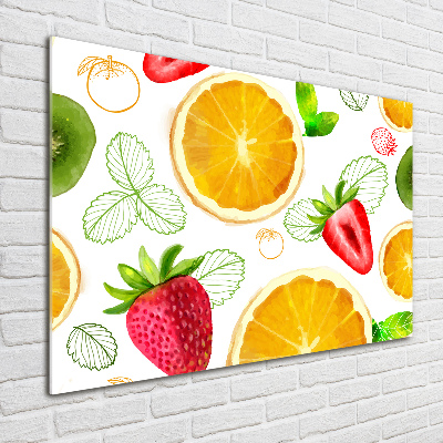 Quadro vetro acrilico Frutta