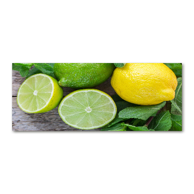 Quadro vetro acrilico Lime e limone
