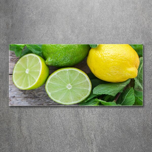 Quadro vetro acrilico Lime e limone