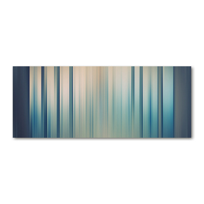 Quadro in vetro acrilico Strisce blu