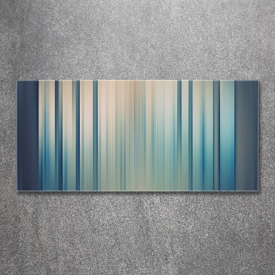 Quadro in vetro acrilico Strisce blu