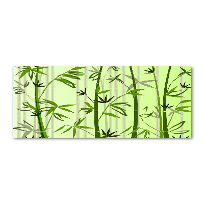 Quadro vetro acrilico Bambù