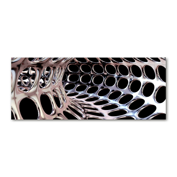 Quadro vetro acrilico Tunnel metallico