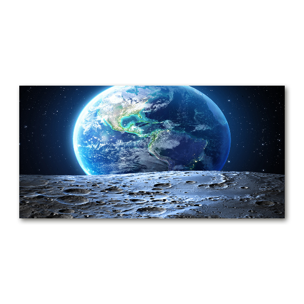 Quadro in vetro acrilico Pianeta Terra