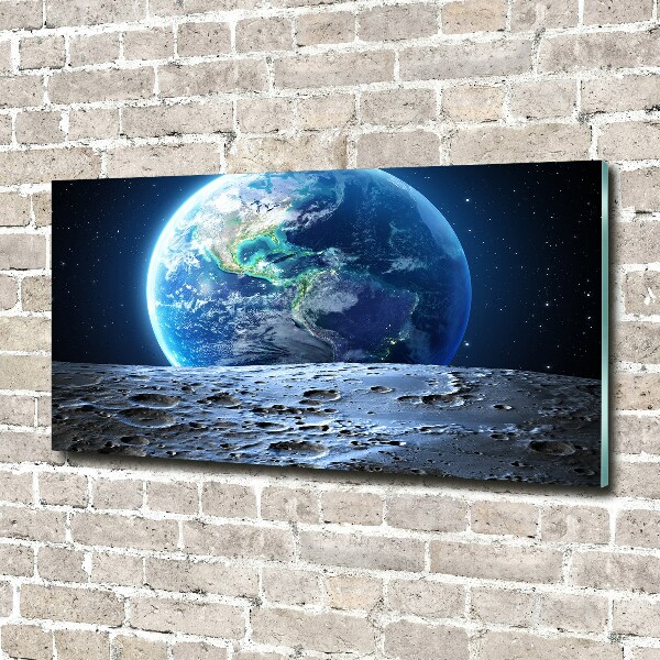 Quadro in vetro acrilico Pianeta Terra