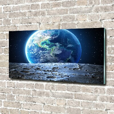 Quadro in vetro acrilico Pianeta Terra