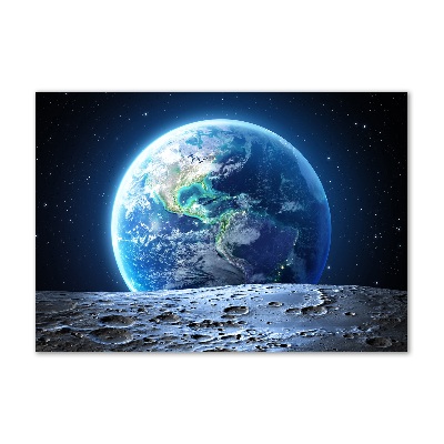 Quadro in vetro acrilico Pianeta Terra