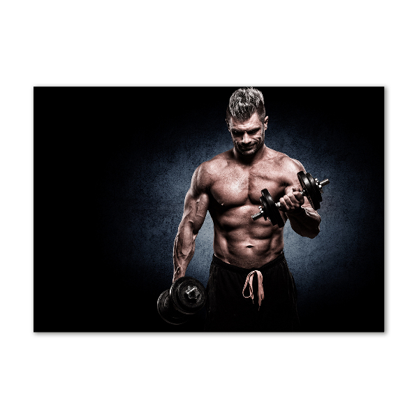 Quadro su vetro acrilico Edificio sportivo