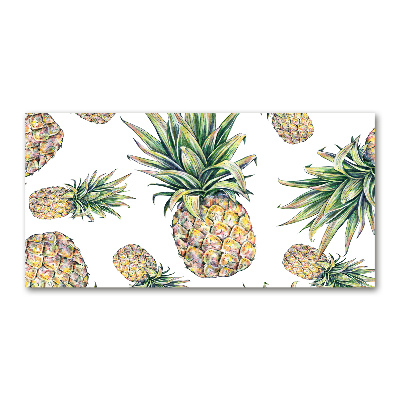 Quadro su vetro acrilico Ananas