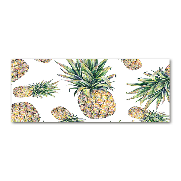 Quadro su vetro acrilico Ananas