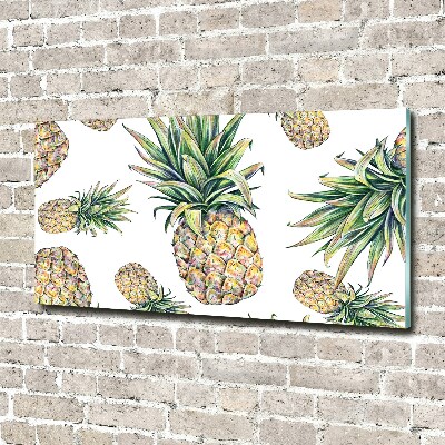 Quadro su vetro acrilico Ananas