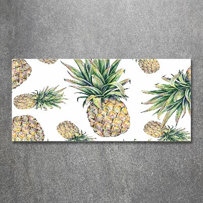 Quadro su vetro acrilico Ananas