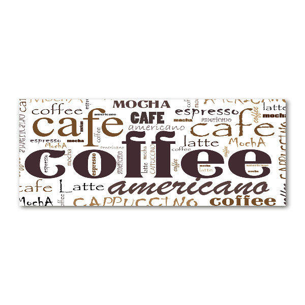 Quadro in vetro acrilico Caffè