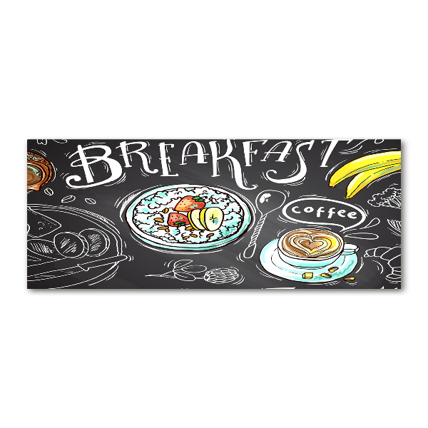 Quadro vetro acrilico Colazione