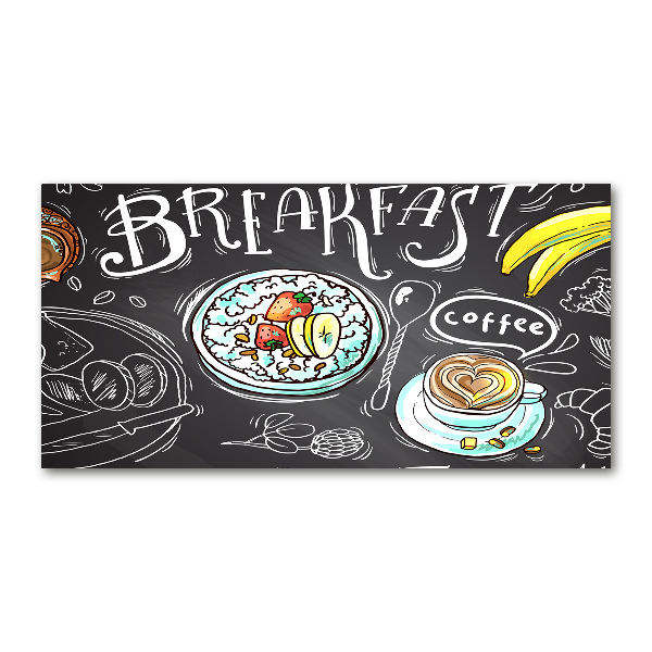 Quadro vetro acrilico Colazione